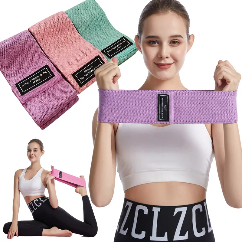 

3/1 Pcs Squat Resistance Rubber Belt Workout Fabric Loop Band Butt Exercise Bands For Gym Hip Legs Exercise Fitness Equipment