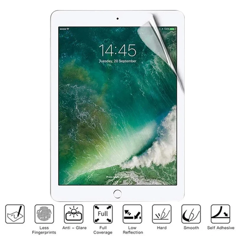 

2Pcs Screen Protector Film PET For iPad 2018 9.7 Air 2 3 4 10.5 2020 Pro 11 10.2 7th Gen Mini 4 5