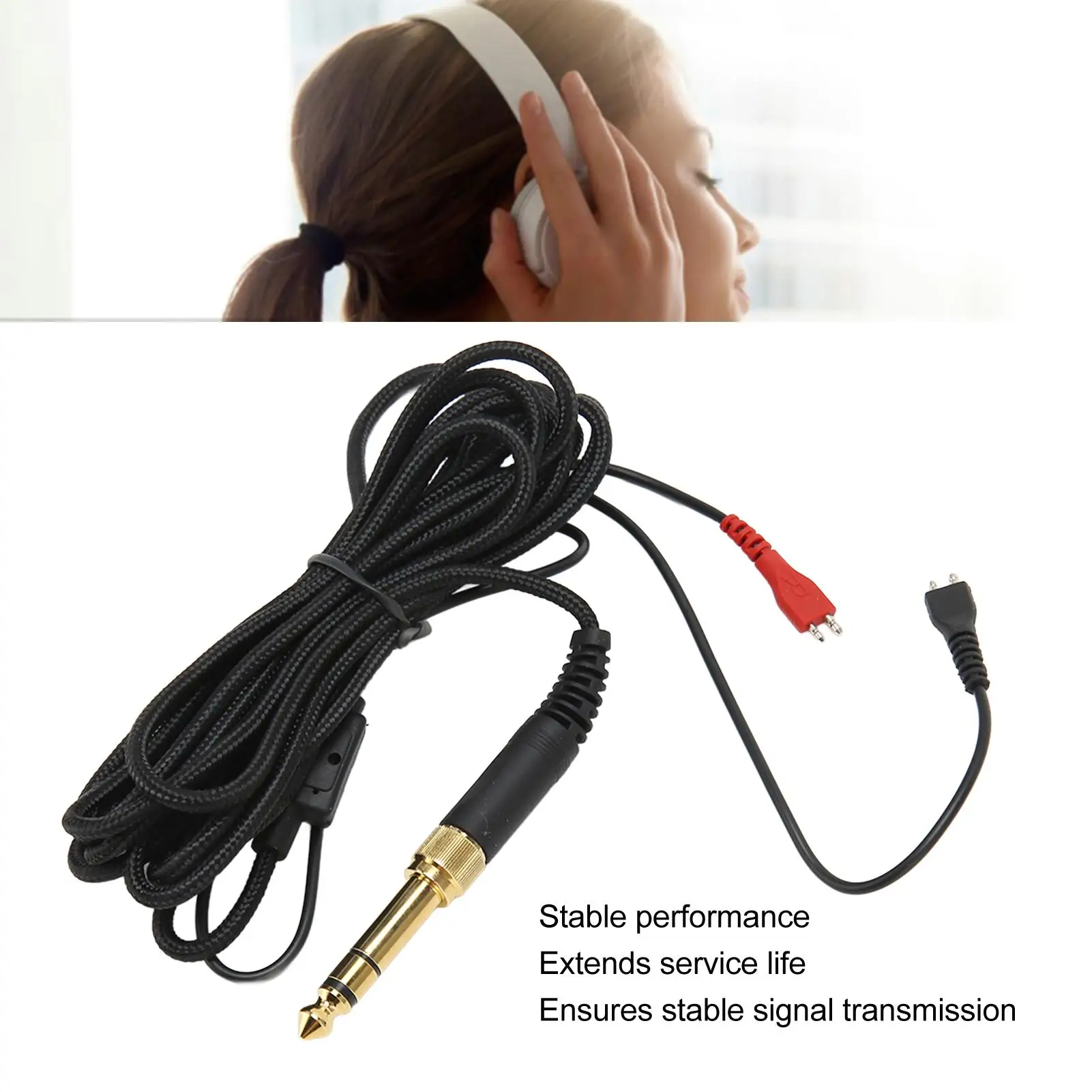 Сменный кабель для наушников Sennheiser HD25 9.8ft-совместим с наушниками 560 540 480 430 HD