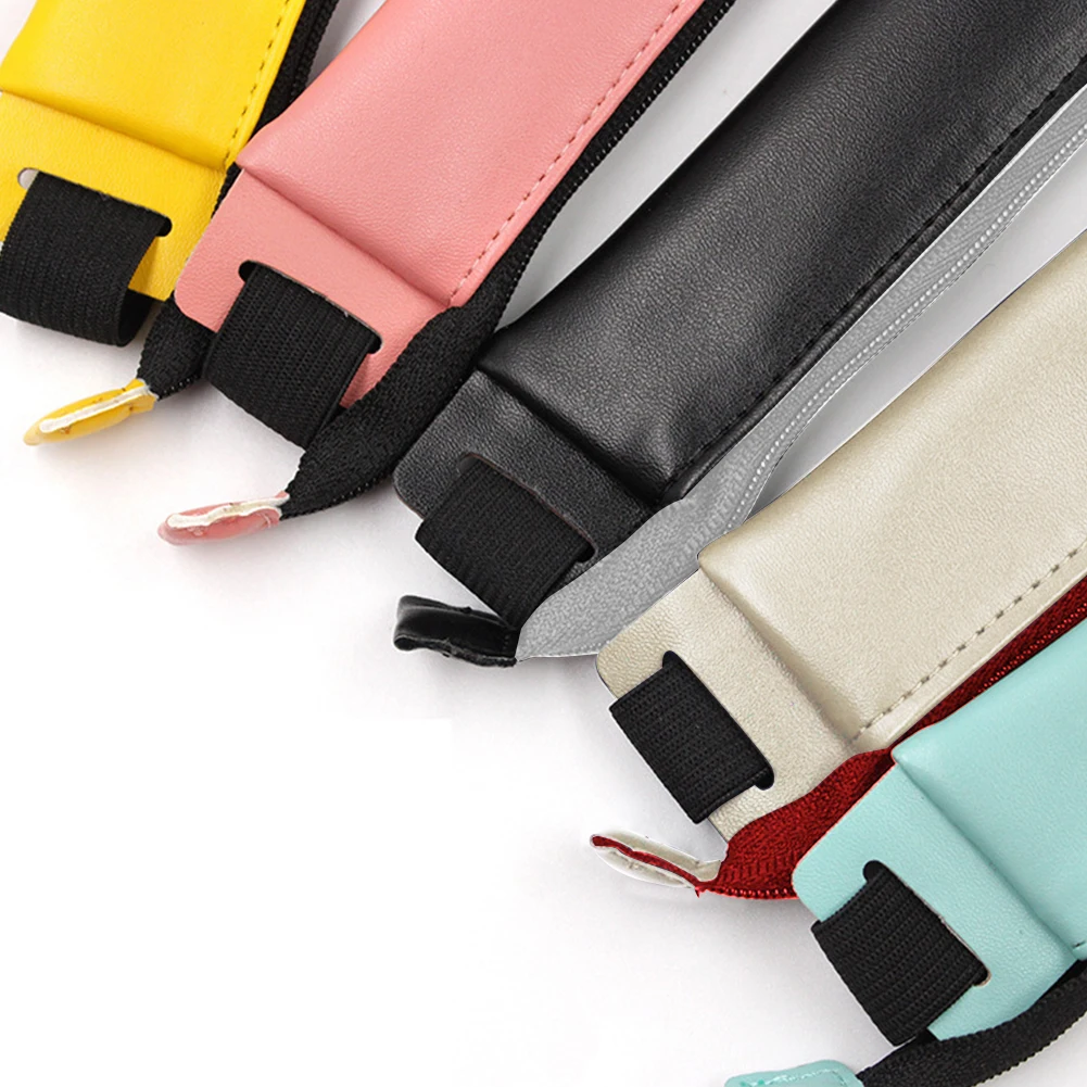 PU Pencil Case Leather Elastic Buckle for Book Notebook Fashion Pen Bag School Meeting Easy Carry Stationery |