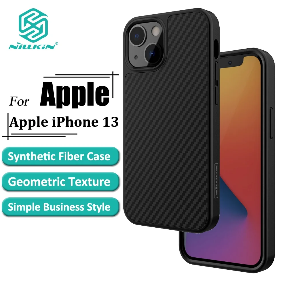 Чехол Nillkin из синтетического волокна для iPhone 13 Pro ультратонкая защитная задняя