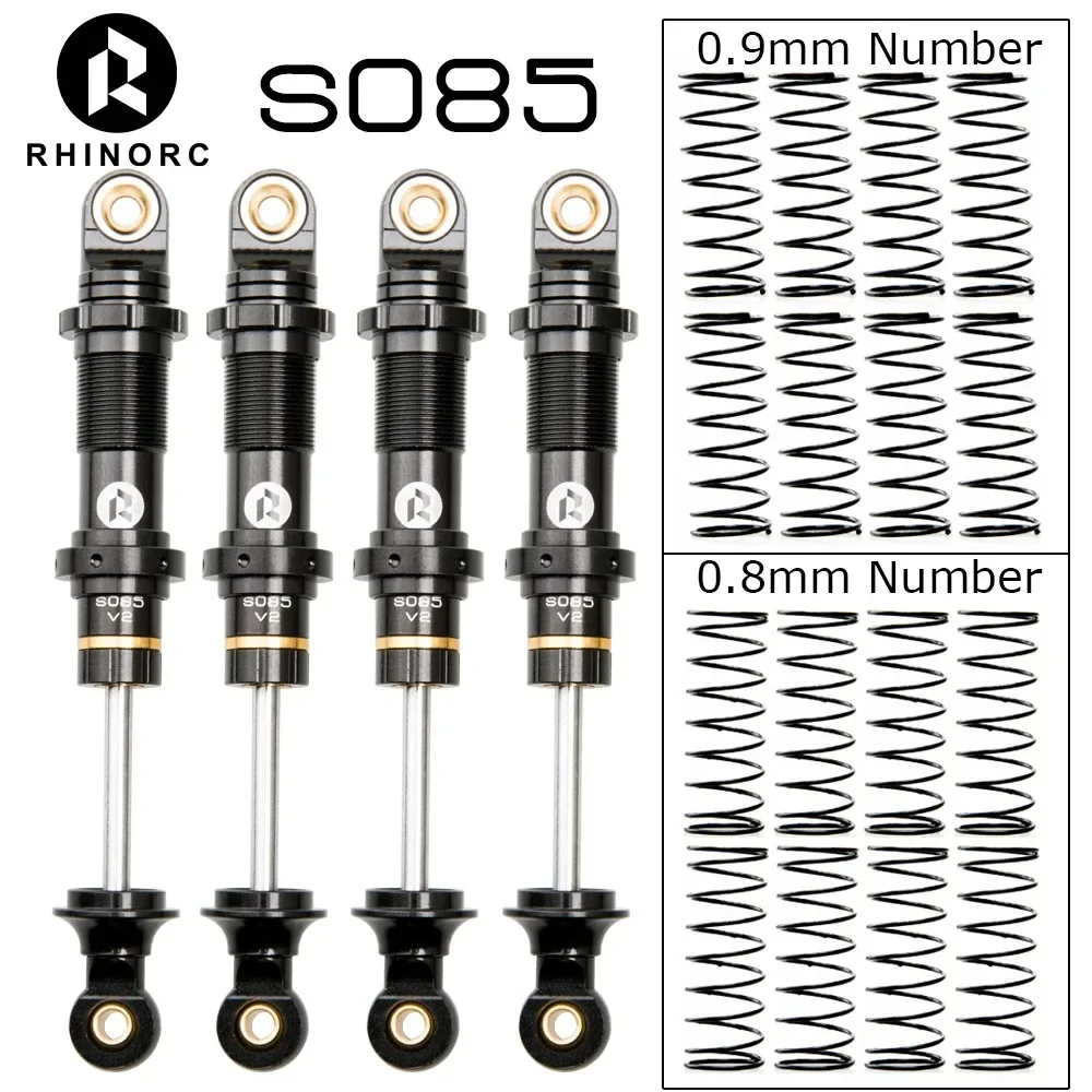 4 шт. Регулируемый полностью металлический амортизатор для 2-4 кг 1/10 RC MOA
