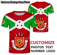 burundi t shirt logo free custom made name number bdi country t shirt nation flag bi french burundian print black photo clothing