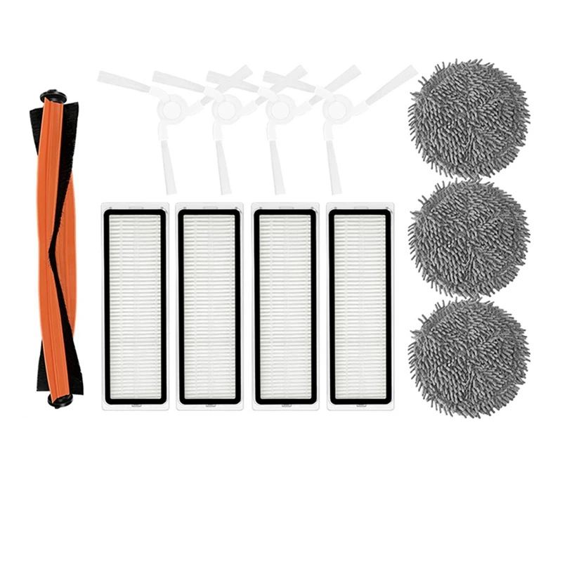 

Main Side Brush Filter And Mop Cloth Replacement Parts For STYTJ06ZHM Mijia Pro Robotic Vacuum Cleaner