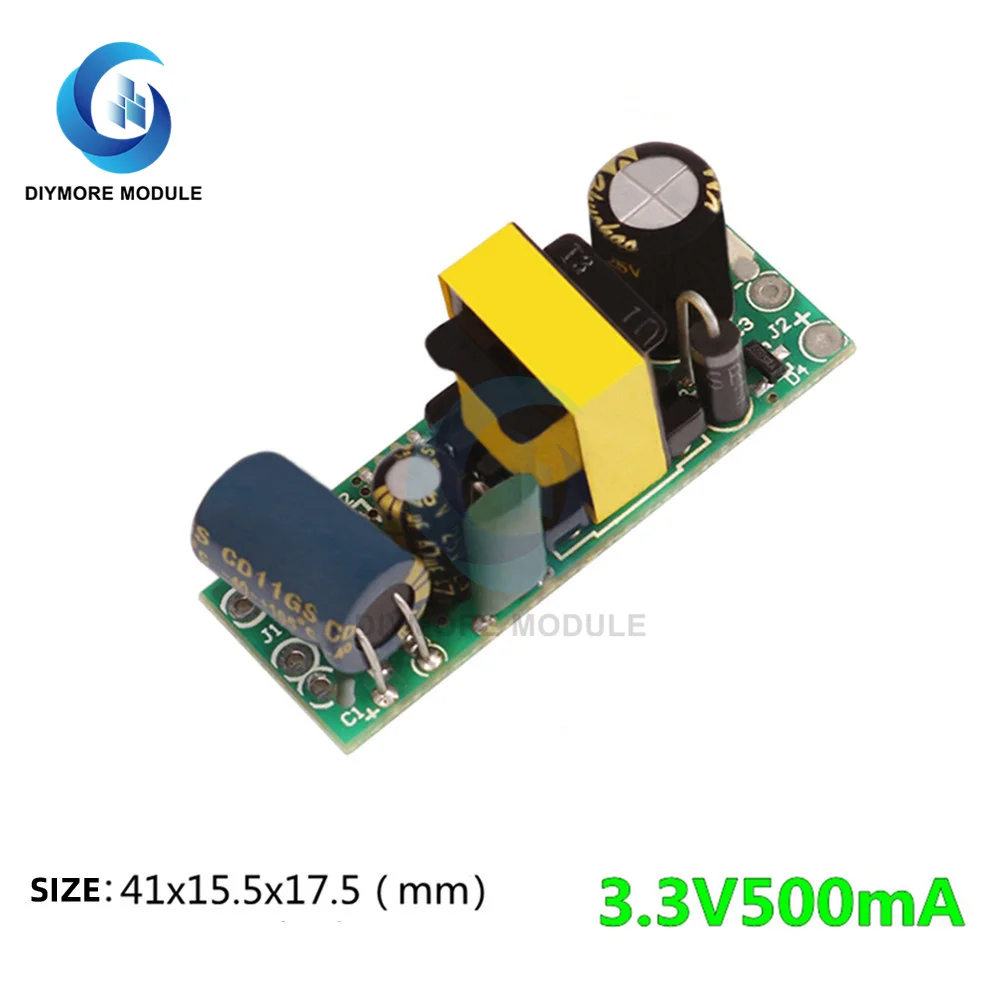 

DC 3.3V 500mA Switching Power Supply Board 3W Step Down Converter Module Regulated Power Board Module