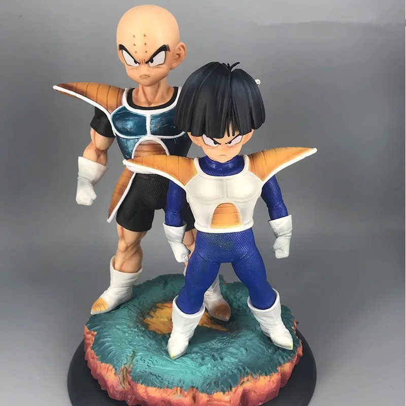 

24cm Anime Dragon Ball Namek Second Earth Warrior Kuririn Son Gohan Statue Pvc Action Figure Decoration Model Boys Toys Gifts
