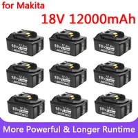 new for 18v makita battery 12000mah rechargeable power tools battery with led li ion replacement lxt bl1860b bl1860 bl1850