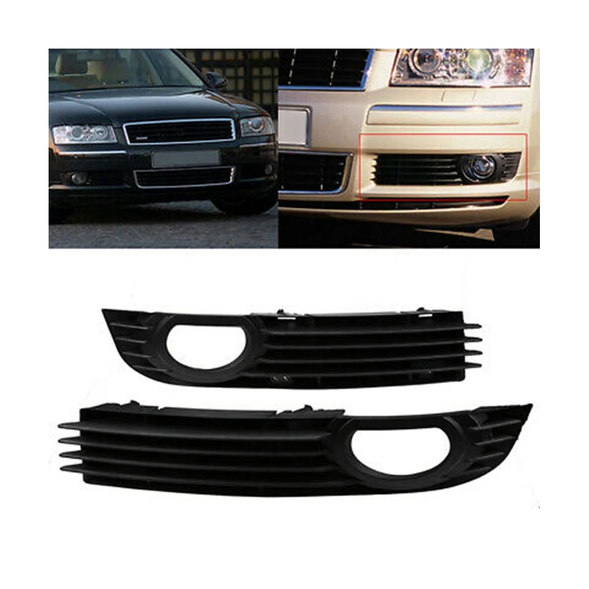 4E0807681AD 4E0807682AD крышка противотуманной фары переднего бампера противотуманная