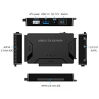 Адаптер для жесткого диска, конвертер кабеля USB 3,0 на 3 в 1 SATA IDE для 3,5 дюймового HDDSSD CD DVD ROM, детали компьютера