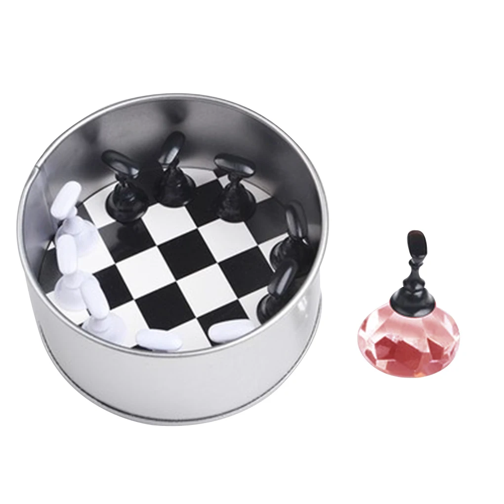 

Шахматная пластина для практики ногтей, набор для демонстрации ногтевого дизайна, кронштейн для ногтей, магнитный держатель, подставка для ...