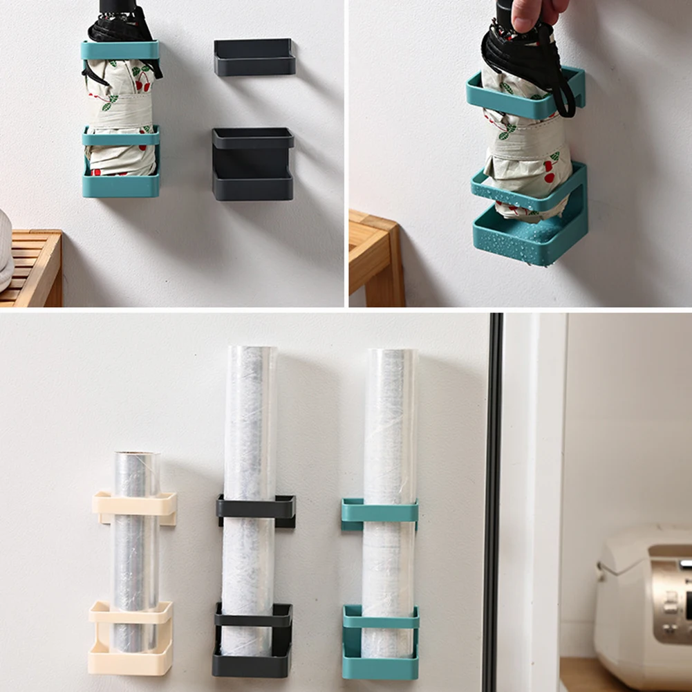 

Держатель для зонта в рулоне, кухонная компактная пластиковая обмотка для зонта, подвесное устройство для хранения в ванной комнате, эколог...