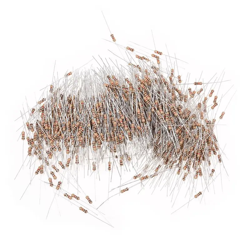 

Карбоновые пленочные резисторы с керамическим сердечником 1000 X Axial 1/4W 1K Ohm