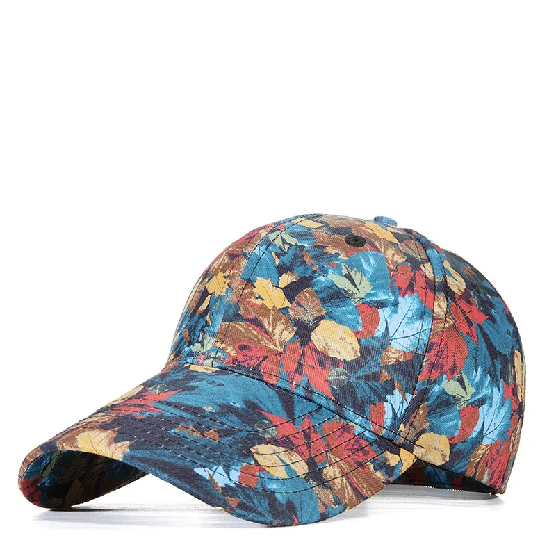 

New Printed Cap for Men and Women Outdoor Sunshade Hat Sunscreen Baseball Cap