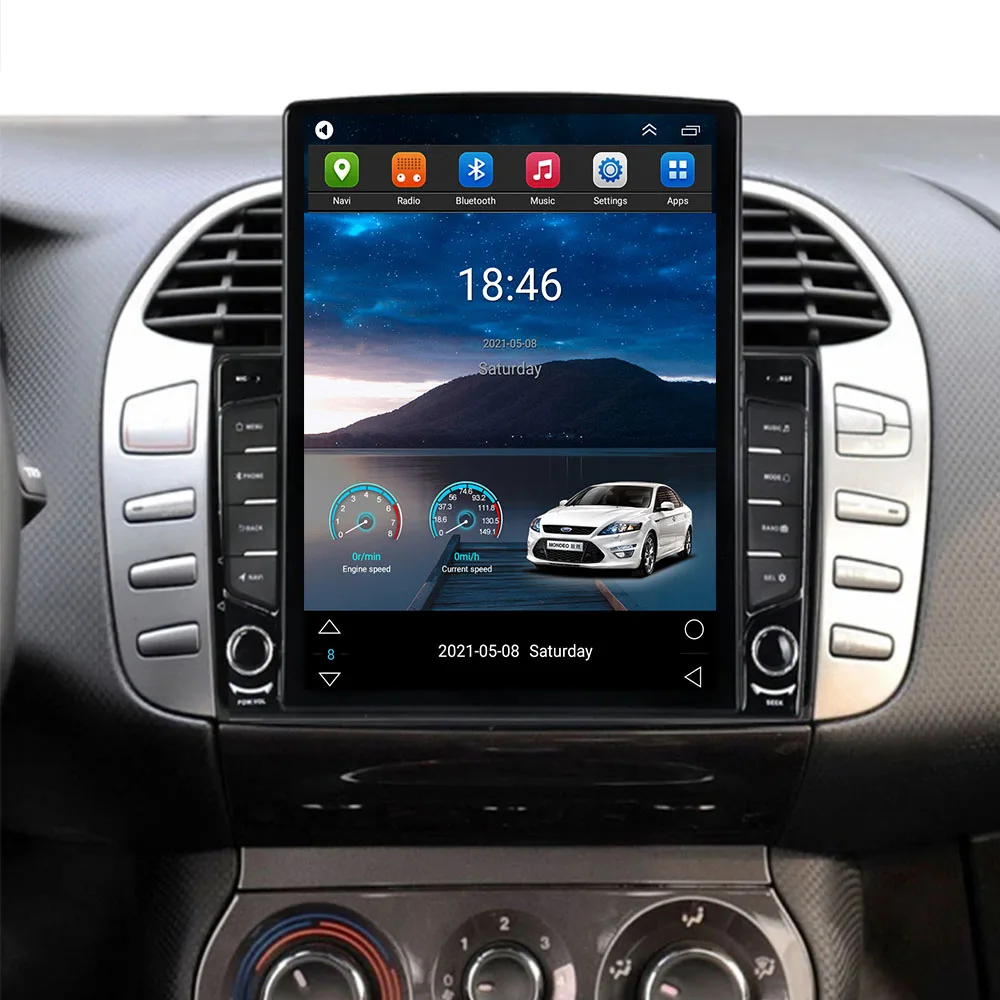 

9.7" Android 11 For Fiat Bravo 2007 2008 2009 2010 2011 2012 Tesla Type Car Radio Multimedia Video Player Navigation GPS