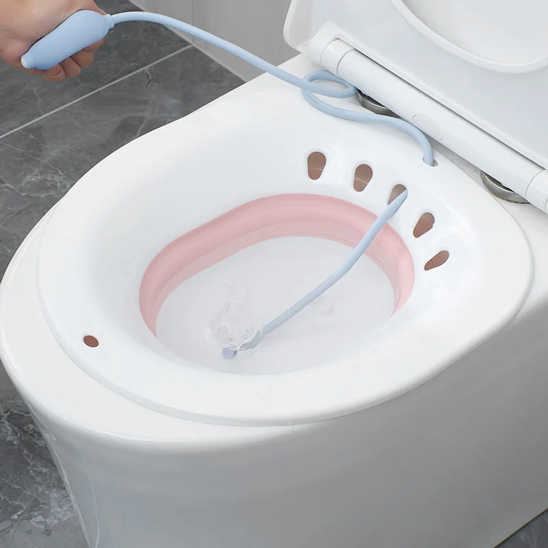

SQEO Foldable Portable Bidet Mother Self Cleaning Private Parts Hip Irrigator Perineum Sitz Bath Hemorrhoid Treatment