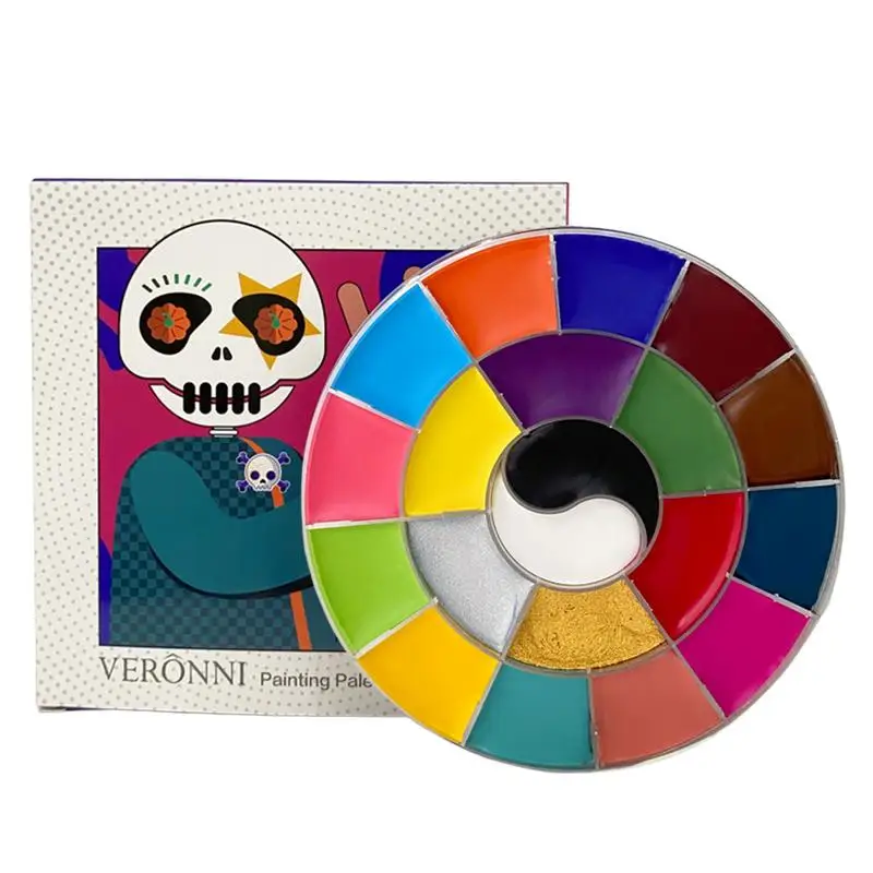 

Палетка краски для лица на водной основе, 20 цветов