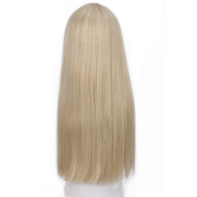 Синтетический длинный парик Houyan с прямыми волосами для косплея розового и