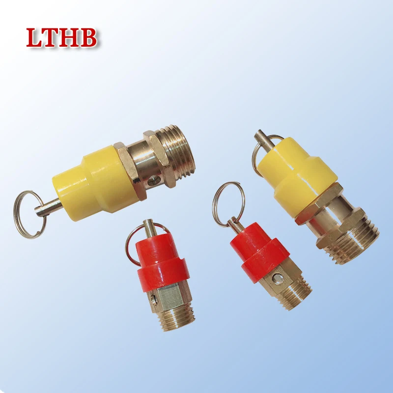 

1/8" 1/4'' 3/8" 1/2" BSP 8kg Air Compressor Safety Relief Valve Pressure Release Regulator For Pressure Piping Vessels