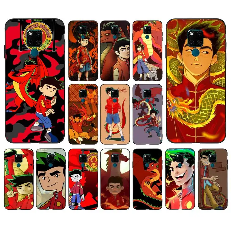 

Disney American Dragon Jake Long Phone Case for Huawei Mate 20 10 9 40 30 lite pro X Nova 2 3i 7se