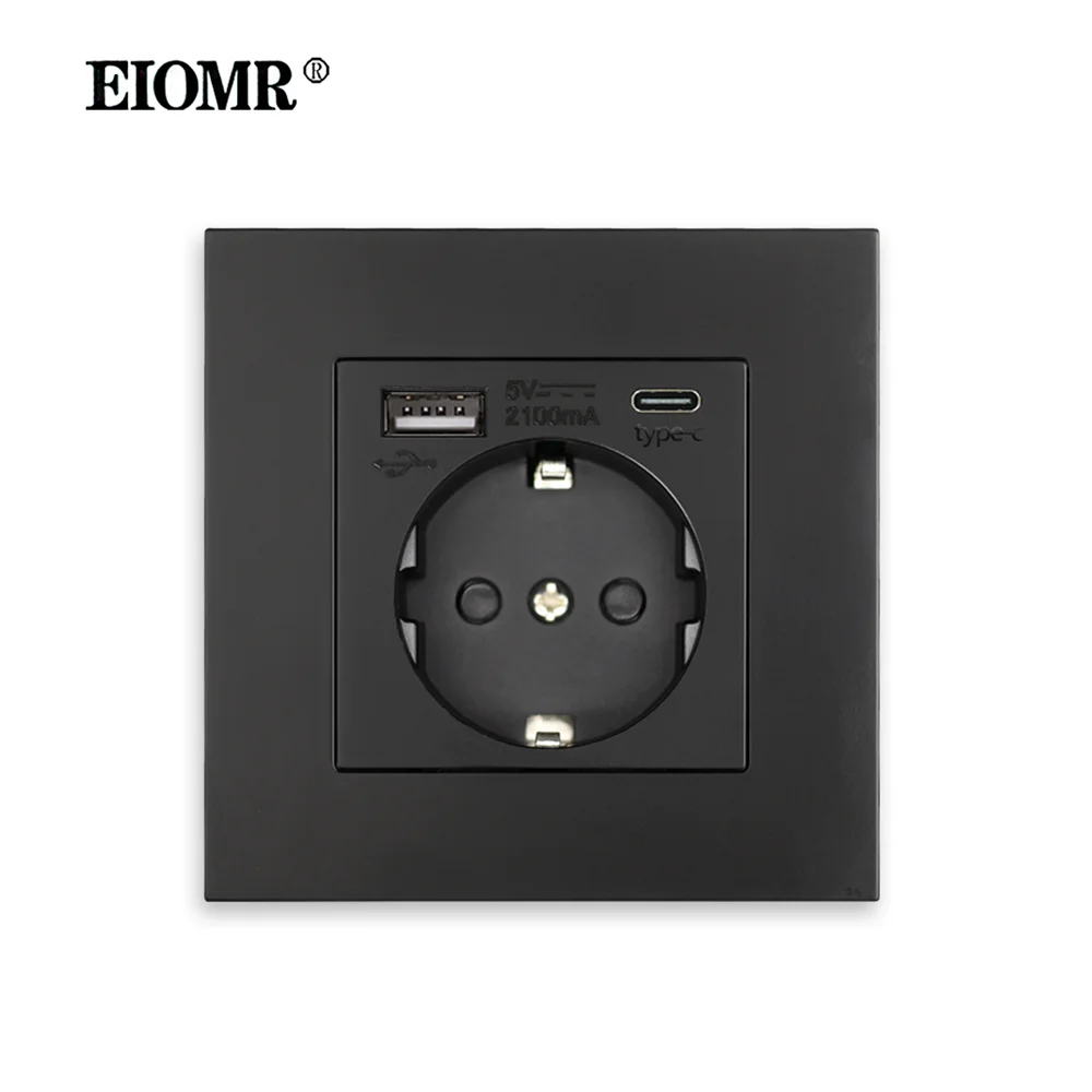 

Розетка EIOMR EU с зарядкой Type-C