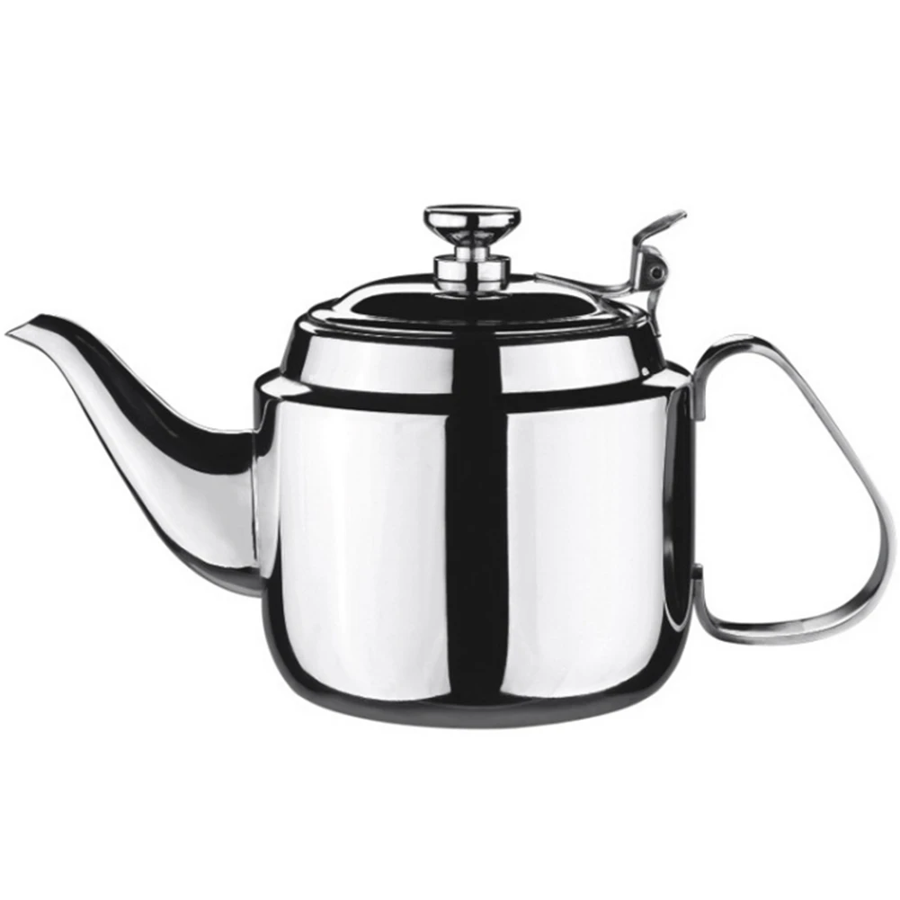 

1400ML Stainless Steel Teapot Coffee Pot Kettle Support Stove Cooking Home Kitchen Bar Coffee Shop Accessories