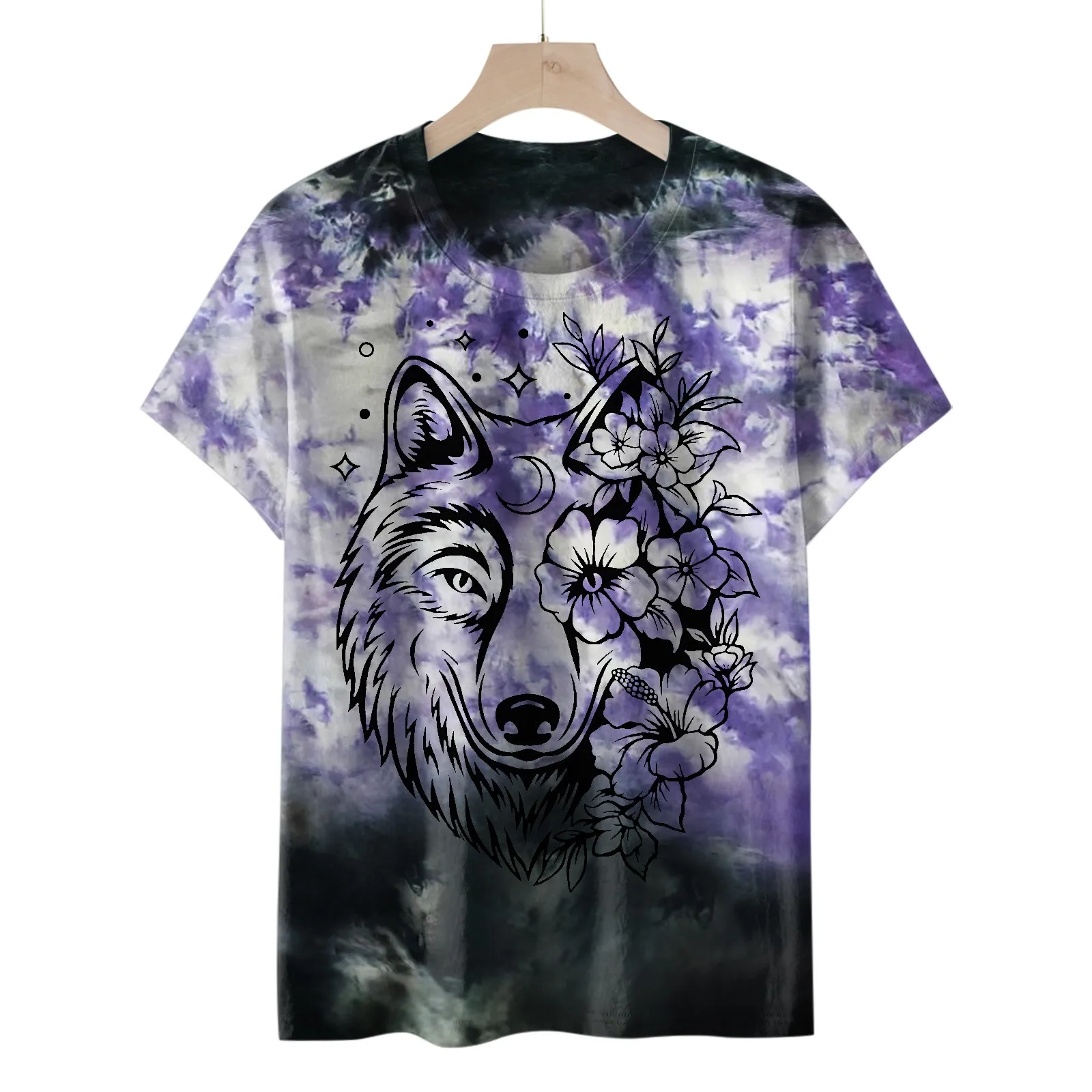 

Женская Повседневная футболка с коротким рукавом и принтом на Хэллоуин