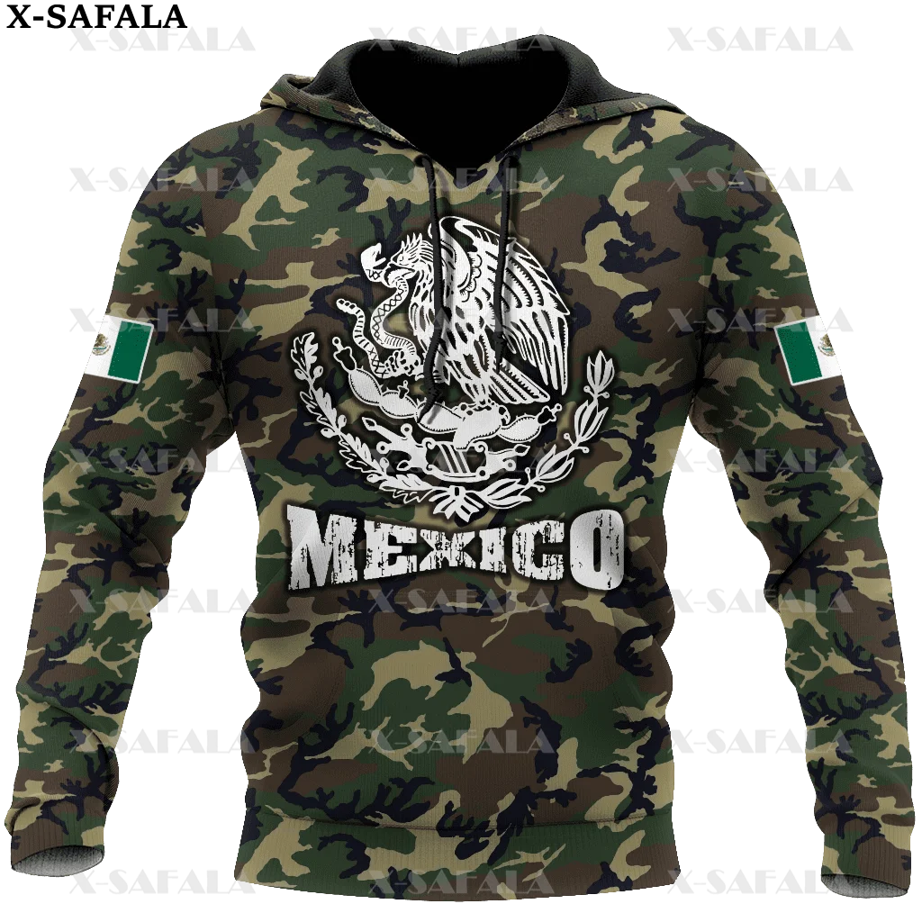 

Custom Name Aztec Mexican Skull New Mexico Eagle 3D Printe Hoodie Man Female Zipper Pullover Sweatshirt Hooded Jersey-2