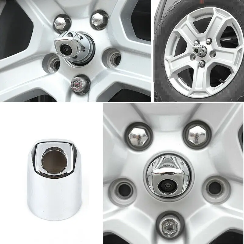 

Fit For Jeep Wrangler JL 18-2020 ABS Chrome Car Exterior Rear Camera Cover Trim