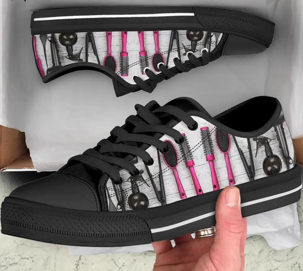 

Hair Stylist Woman Man Lightweight Fashion Sneakers Casual Board Shoes High Quality Low Help Canvas Shoes Classic Board Shoes