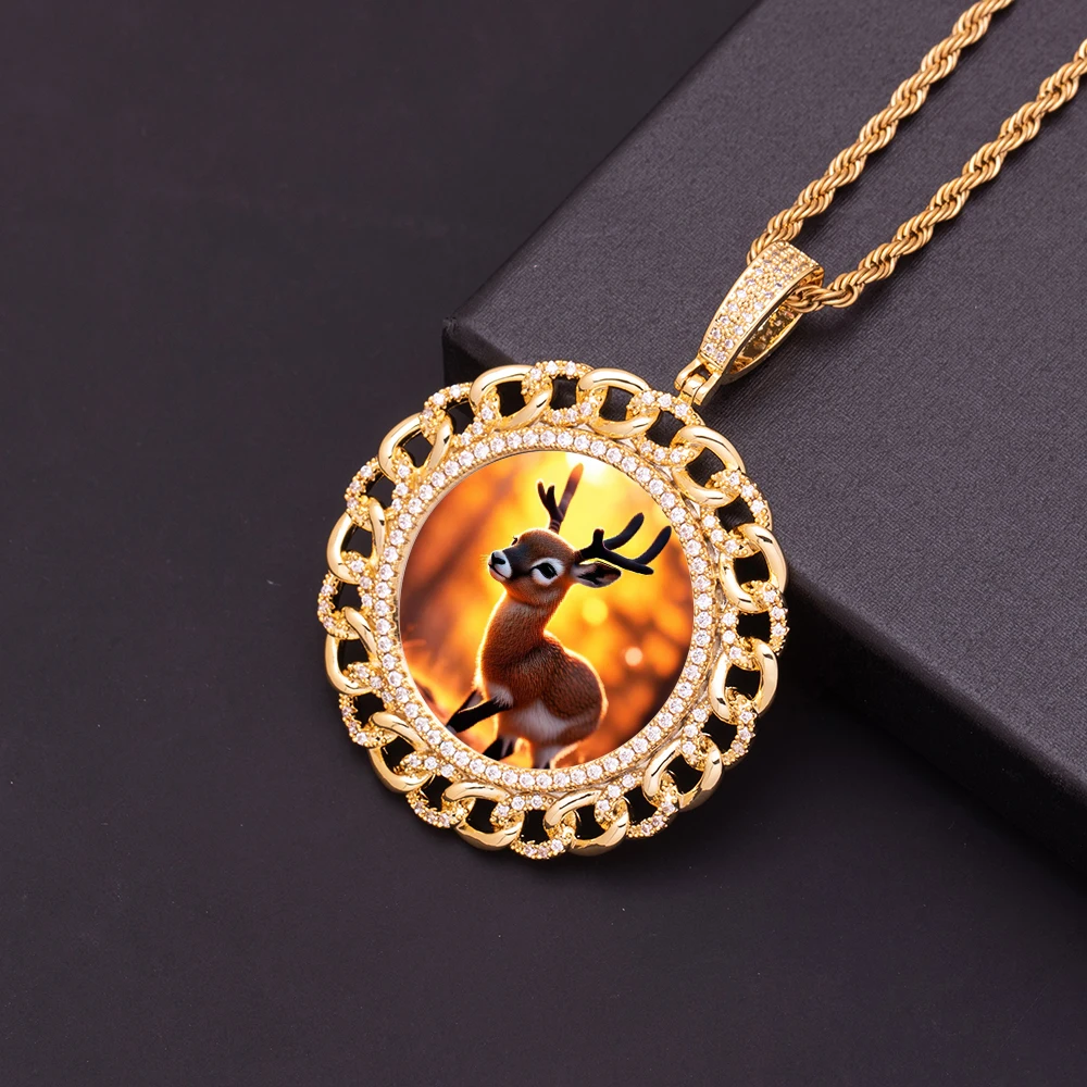 Женская цепочка дизайнерская круглая с имитацией памяти искусственный