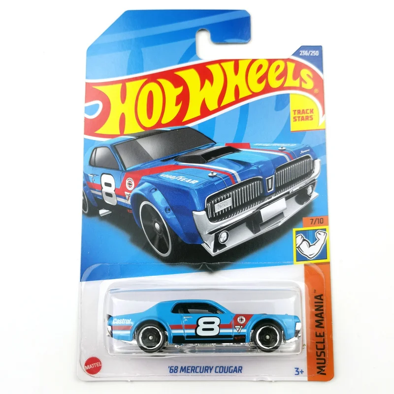 

2022-236 Hot Wheels Cars 68 MERCURY COUGAR 1/64 Metal Die-cast Model Collection Toy Vehicles