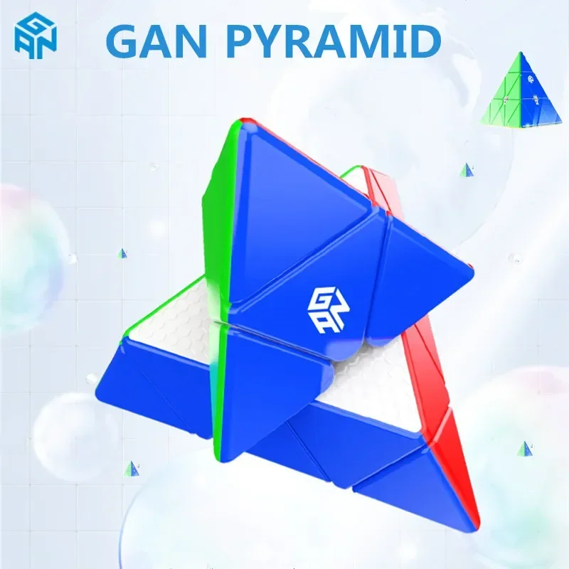 Magic Pyramid GAN Cube Professional Puzzle Plastic Speed Cubing Game для дітей 6-14 років