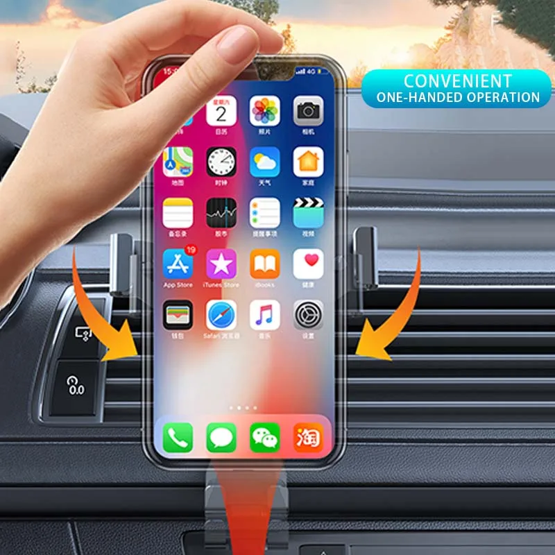 Автомобильный держатель для телефона с автоматической блокировкой