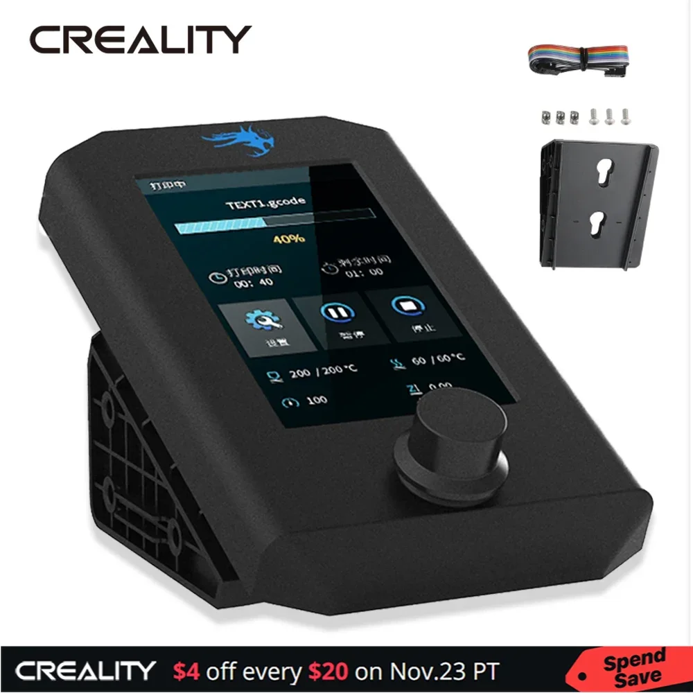

CREALITY Original Ender-3 V2 Color HD Display Screen Easy Installation 24-Bit Color Excellent Screen Display 3D Printer Parts