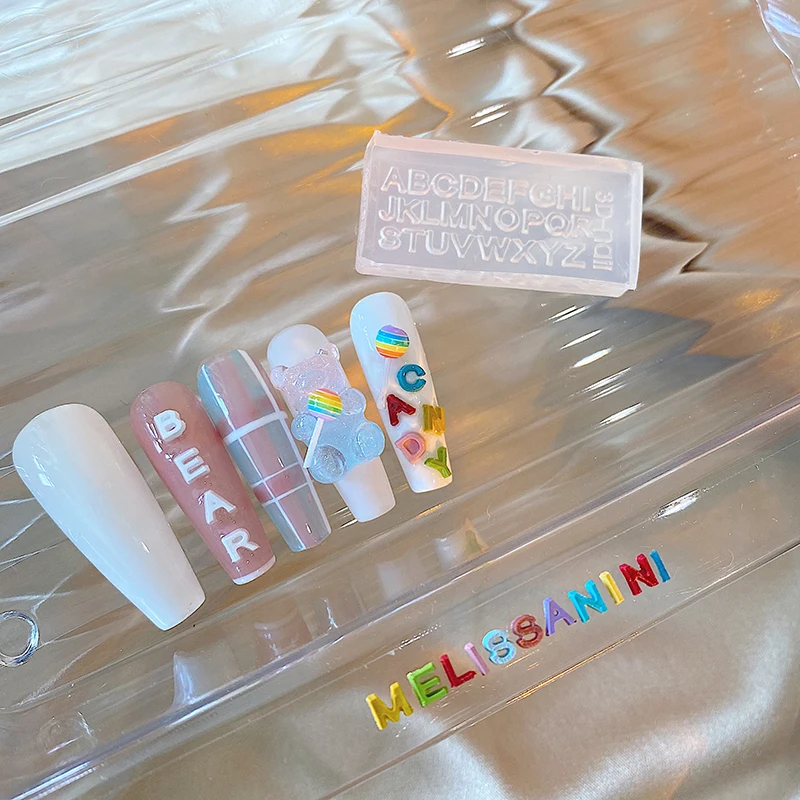 1 шт. силиконовая форма для вырезания ногтей