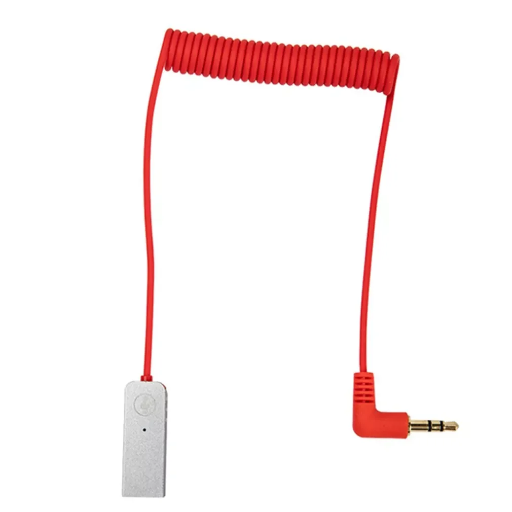 

Car Hands Free Wireless 5.0 Receiver Cable Audio Adapter Auxiliary With Microphone Second Wireless Audio