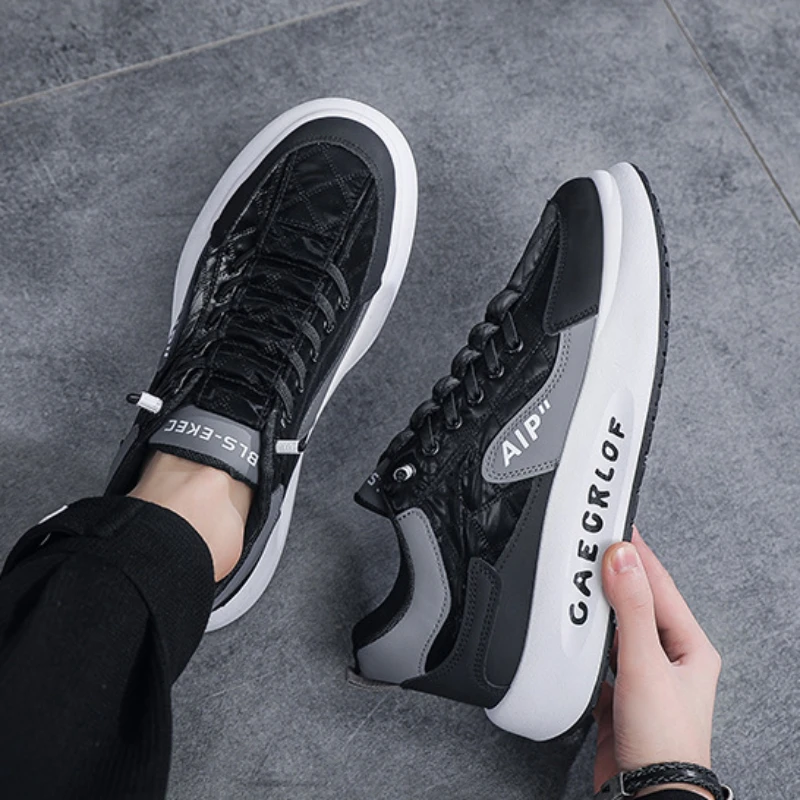 Мужские кроссовки высокого качества новинка 2024 удобная повседневная обувь на