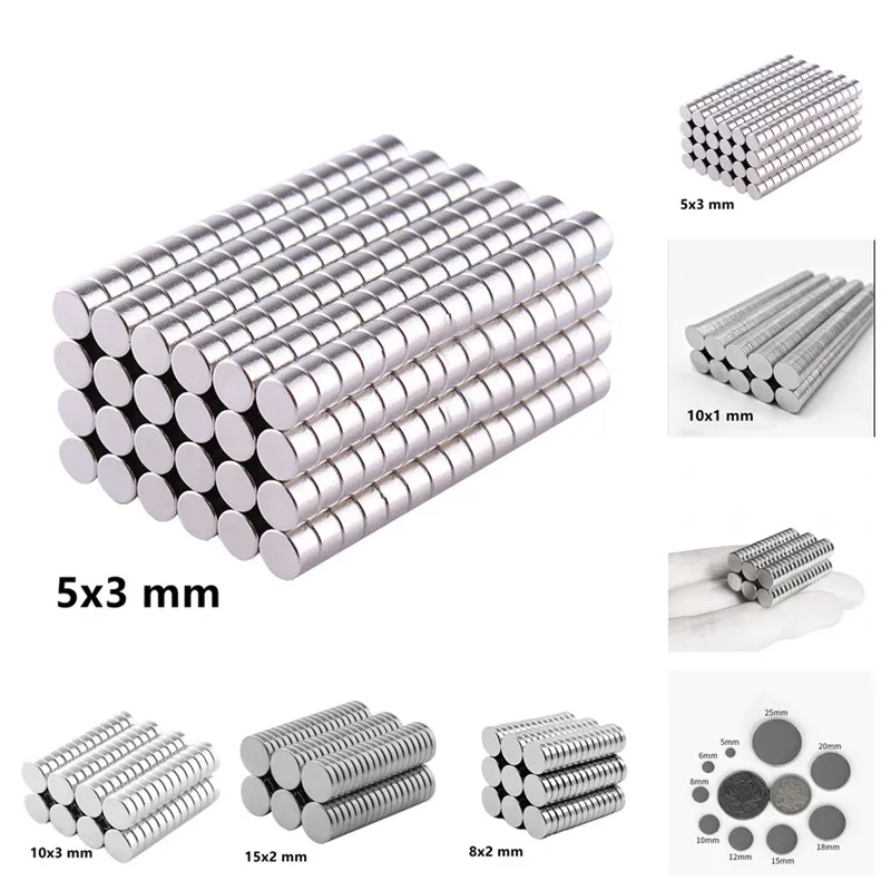 

Редкоземельный неодимовый магнит N351/100/2/3/4/5 мм, 5-1,5 шт.