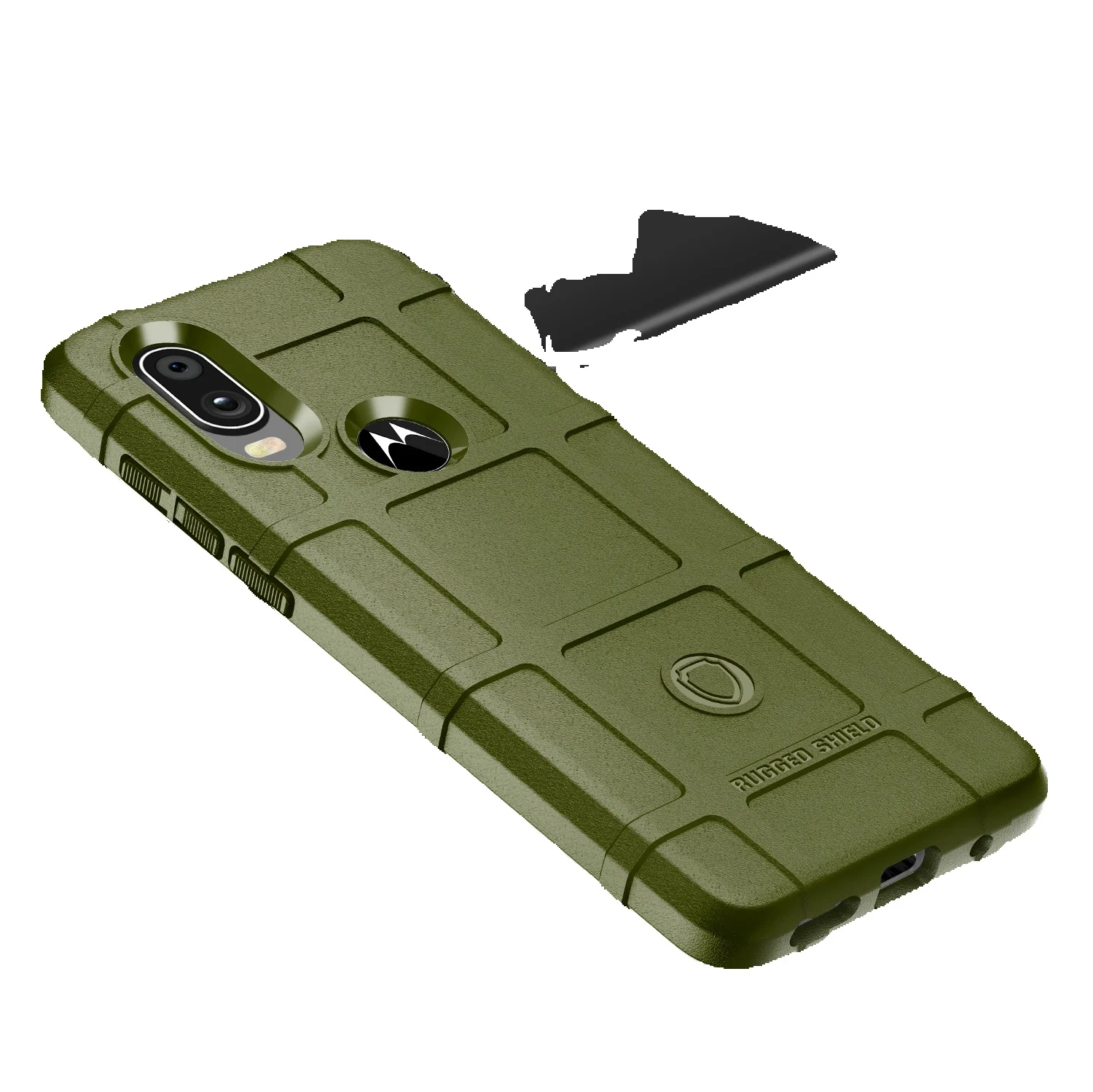 Бронированный чехол для Moto One Vision Plus Motorola Power2 Power противоударный защитный Fusion +