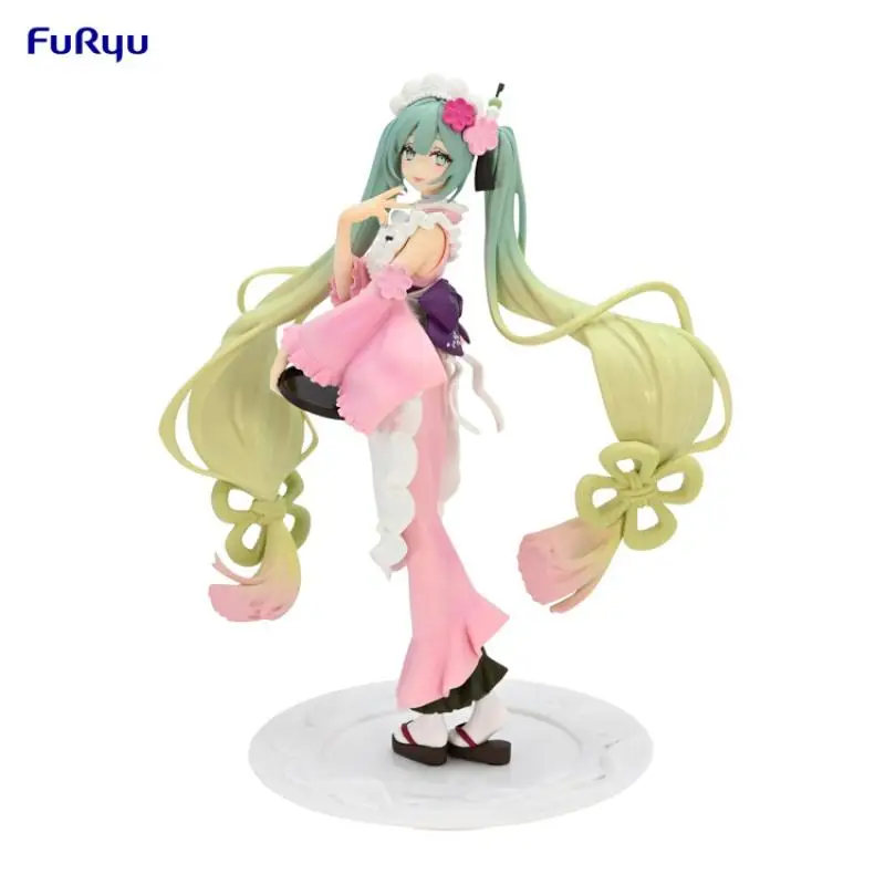 Оригинальный FuRyu Infinite Charm Hatsune Miku Matcha мороженое цвет вишни ПВХ аниме-фигурка