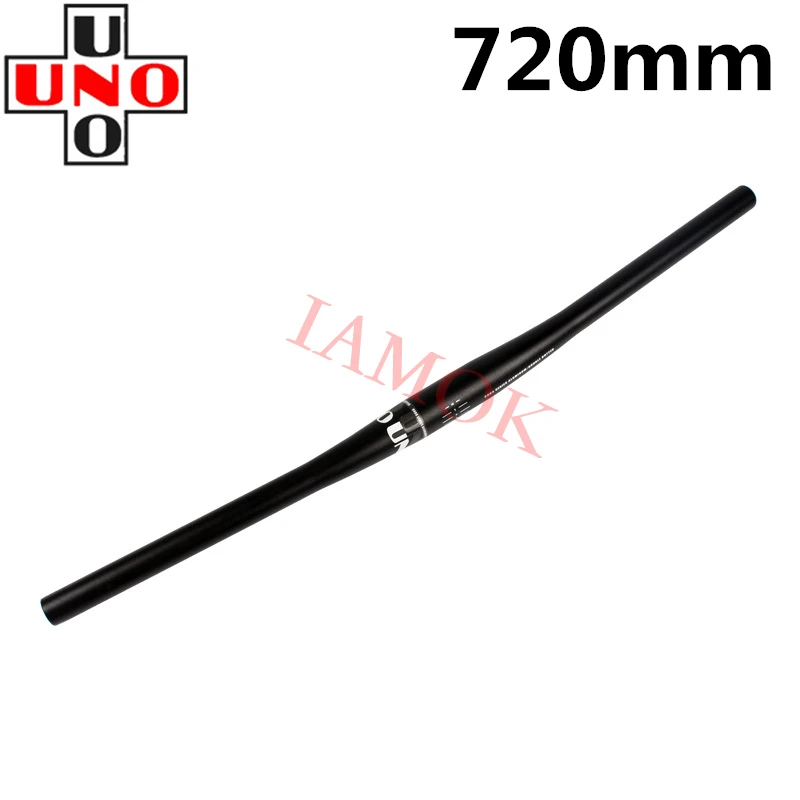 

UNO FB21L/RB12L Mountain Bike Ultra Light Black Handlebar Iamok 620/640/680/700/720/740mm 31.8mm Handlebars Bicycle Parts