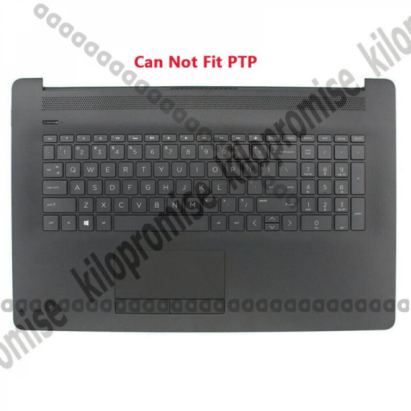Фото AAZ+Новая подставка для рук с клавиатурой без подсветки и тачпадом L22751-001 для ноутбуков HP 17BY 17-BY 17-CA, запасная часть №1