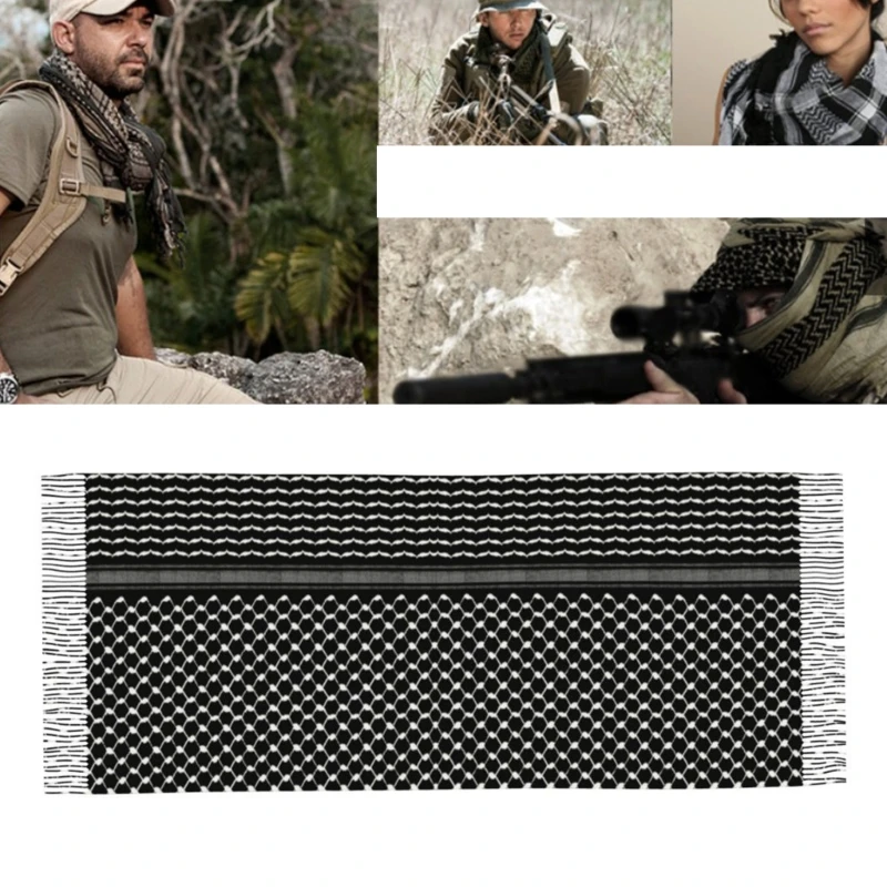 Дышащий мужской уличный шарф Куфия в этническом стиле палестинский с защитой от