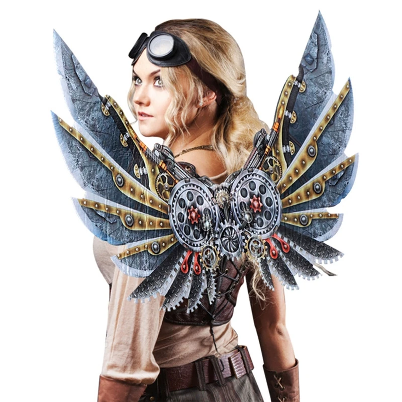 

Cool Blade Wings Catwalks Angel Wings for Children Adult Unisex Steampunk Wings