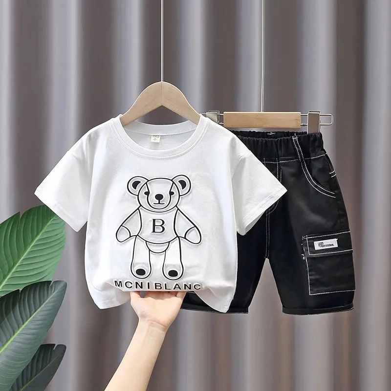

Хлопковый спортивный костюм для малышей, на возраст 2-9 лет