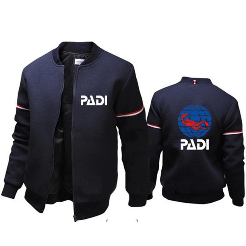 

Latest Scuba driver Padi Logo 2022 New Comfortable Jacket Round Neck Jacket All-match Fashion Hip Hop Sports High Street Tops