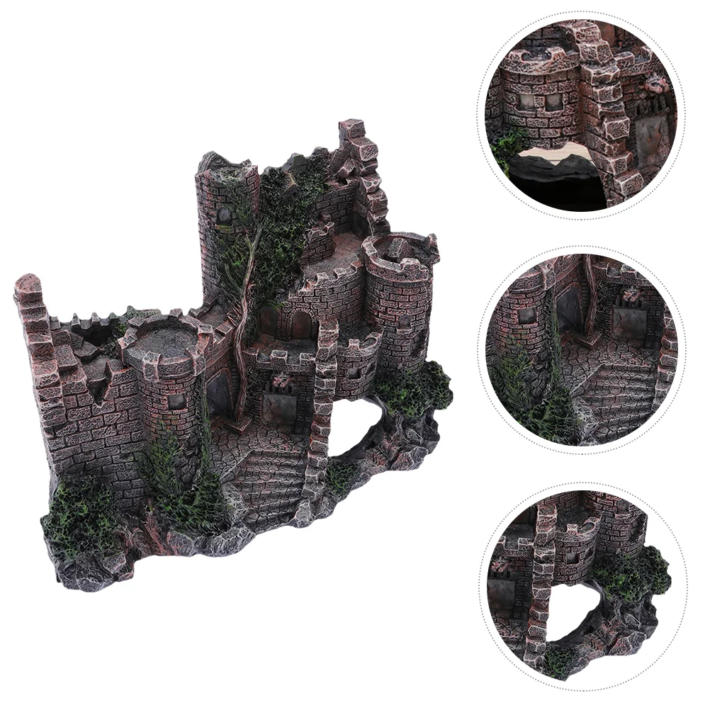 

Aquarium Underwater Landscape Ornament Fish Tank Underwater Castle Decor