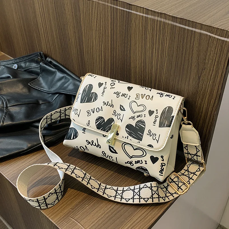 

2022 New Fashion Small Square Bag Elegant Handbag Purse Brand Designer Female Shoulder Bag Pu Leather Crossbody Bags For Women