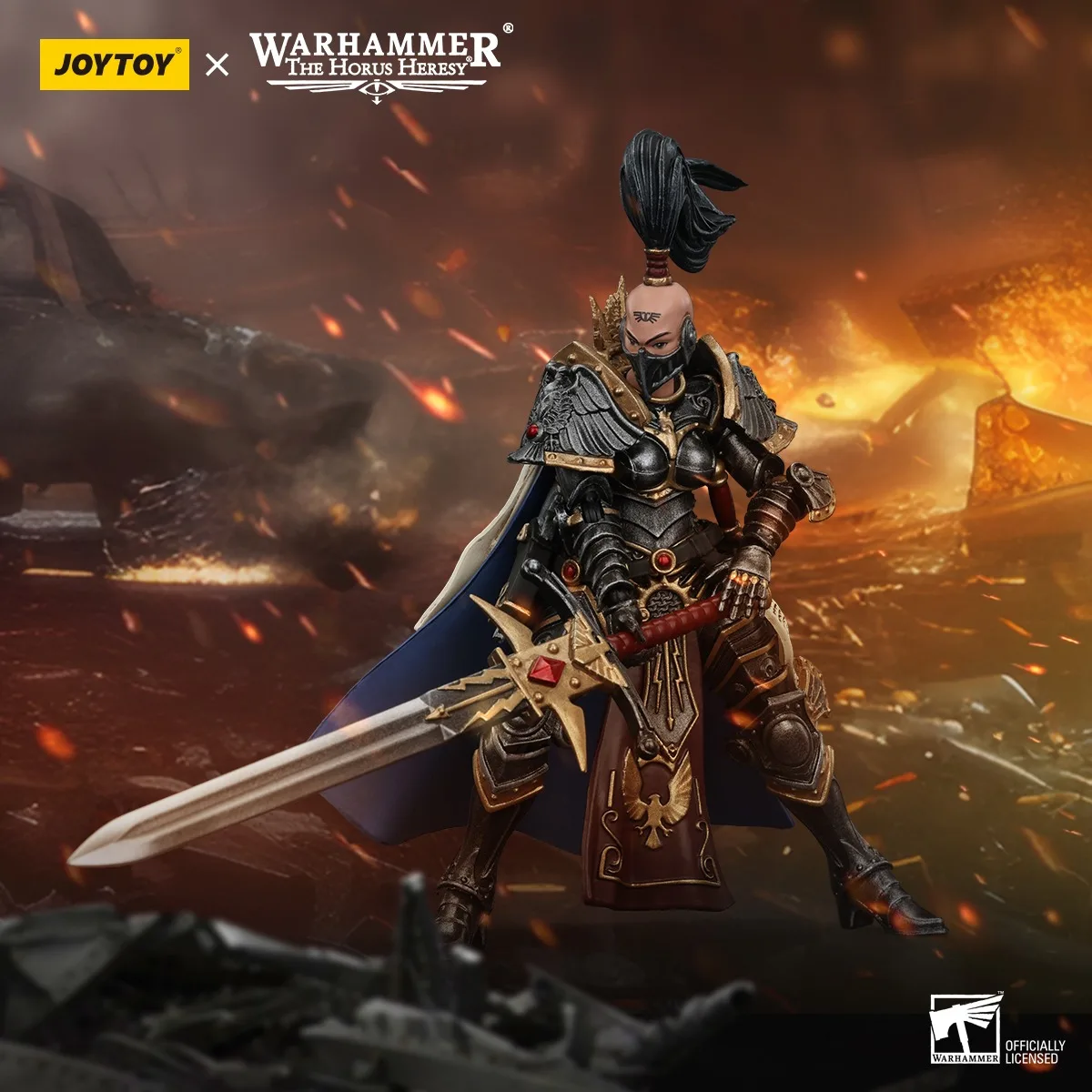 Фото Аксессуары JOYTOY: Фигурки Warhammer 1/18, Сестры Тишины, Аргентинский лис, Страж, Командир-кадре, Рыцарь-командир Дженетия Кроле №1