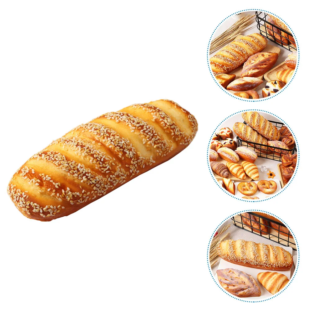 

Simulated Bread Simulation Food Model Prop Pu Decor Cake Fake Toy Decorations Shop